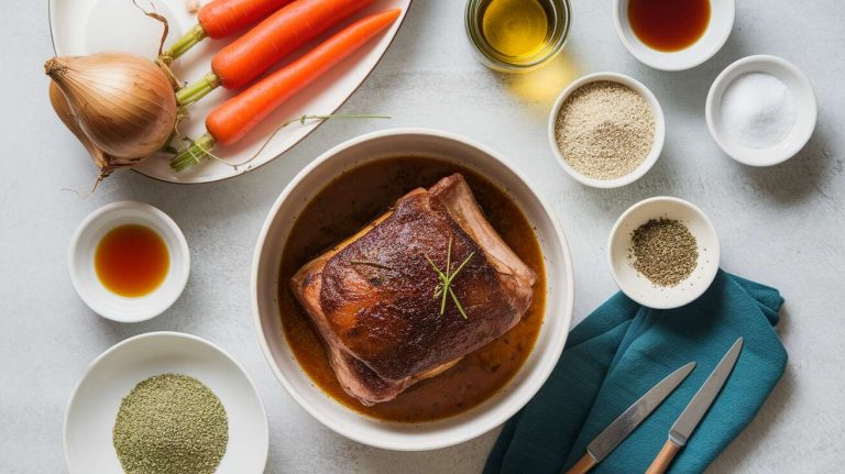 Mijotée de jarret de porc : une recette savoureuse et réconfortante