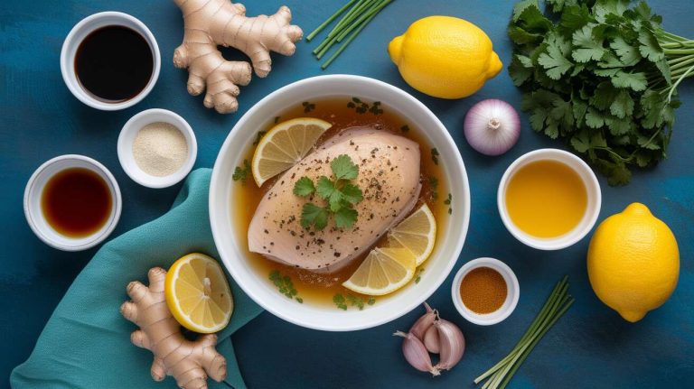 Poulet au gingembre et citron : recette savoureuse
