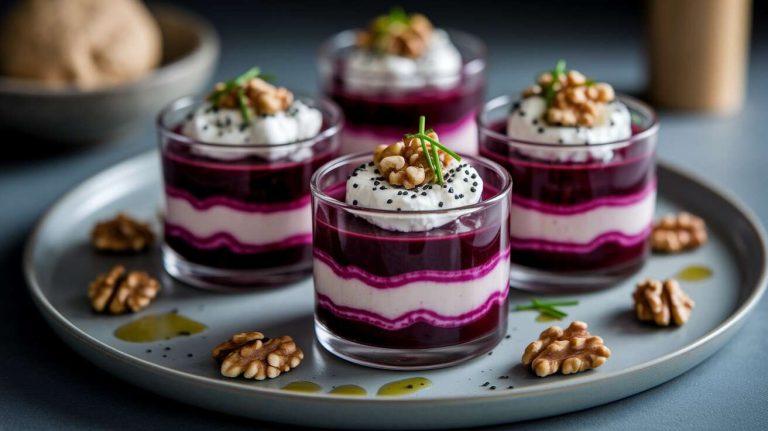 Verrines de Betterave et Fromage Frais : recette Gourmande
