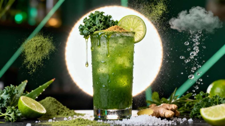 Chou vert : boisson apéritif originale