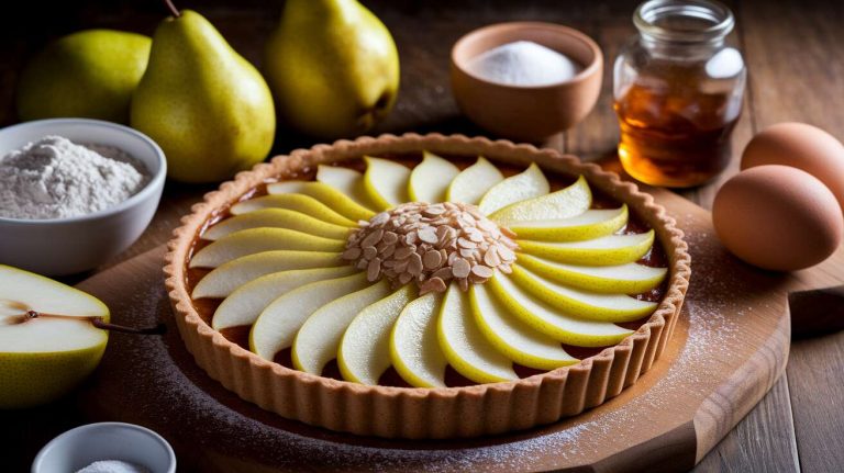 Recette de la tarte aux poires facile et savoureuse