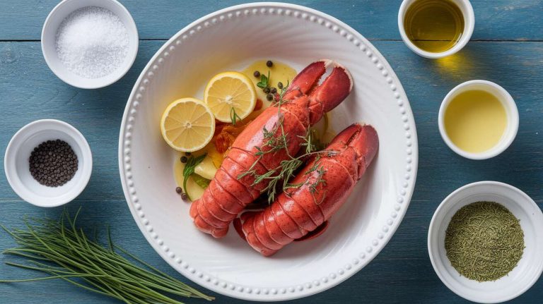 Queues de langouste froides parfumées : recette savoureuse