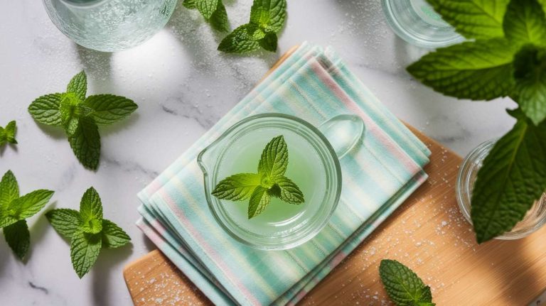 Sirop de menthe maison : recette facile et rafraîchissante