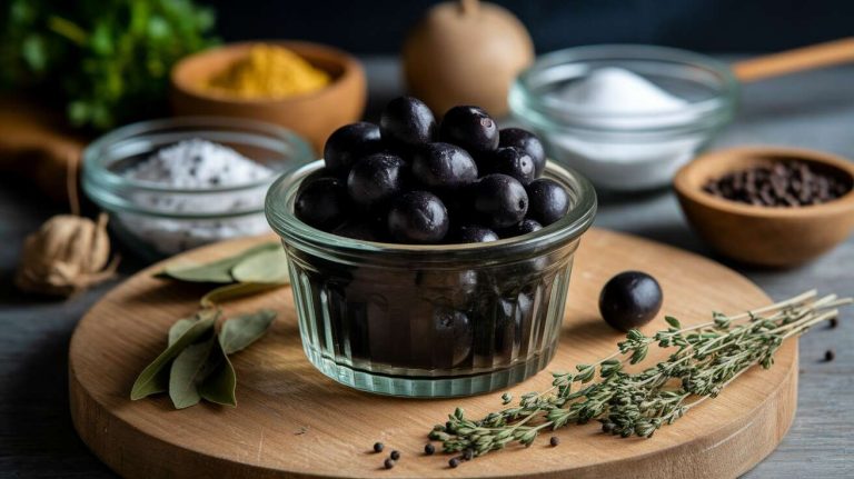 Olives noires maison : recette en saumure facile