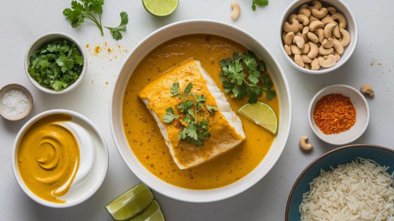 Cabillaud à la Sauce Curry : recette Facile et Savoureuse