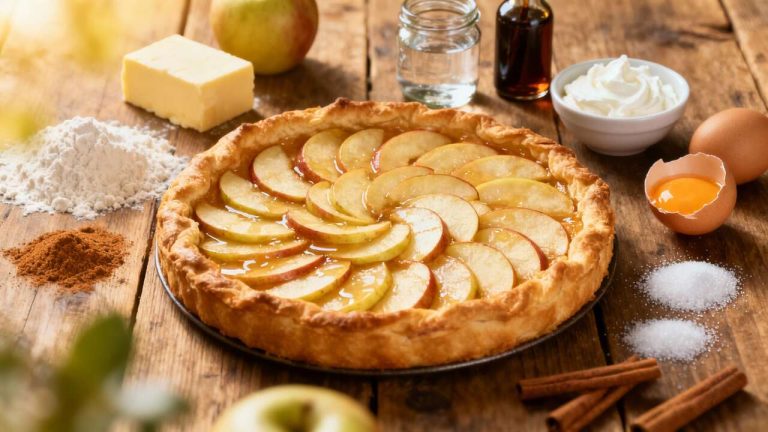 Tarte aux pommes à l’alsacienne : recette traditionnelle