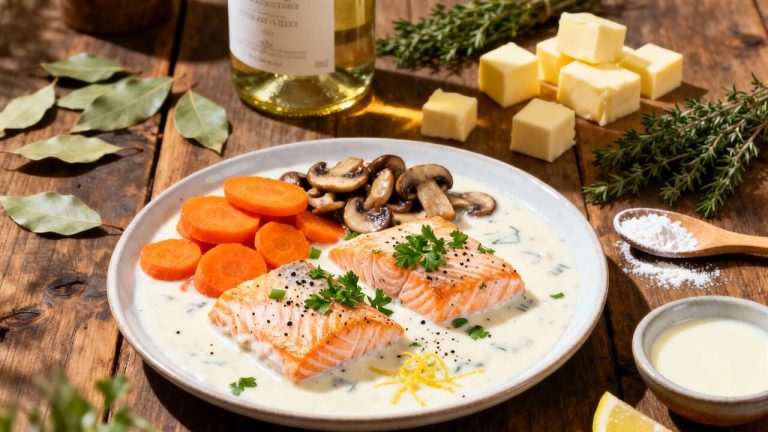Blanquette de saumon : recette facile et savoureuse