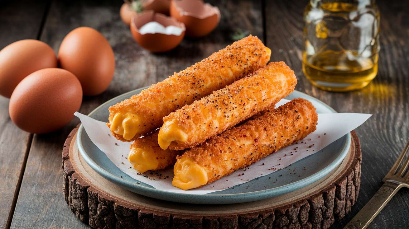 Cantal sticks : fromage croustillant et fondant