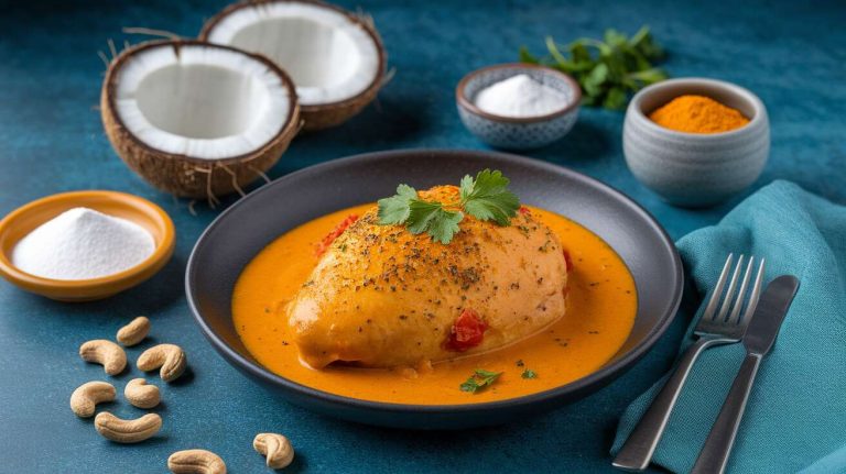Poulet au Coco et Curry : recette Facile et Savoureuse