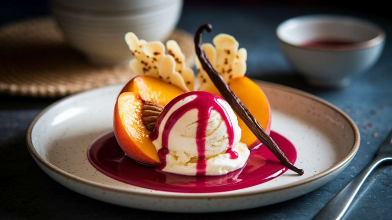 Pêche Melba : recette Classique et Délicieuse