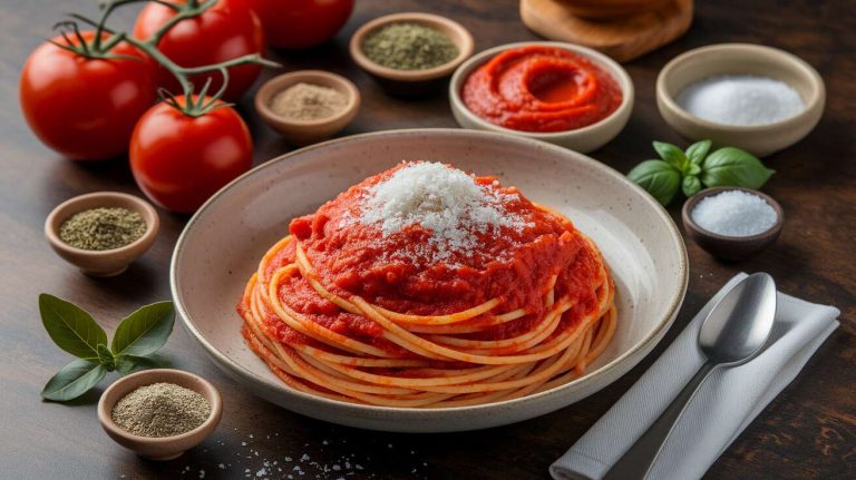 Spaghetti à la sauce tomate à l'ancienne : la recette traditionnelle