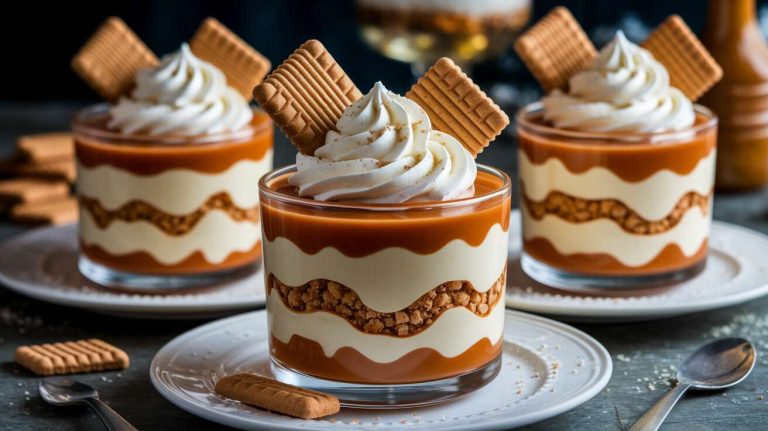 Verrines Chantilly Speculoos au Caramel : recette Simple et Gourmande