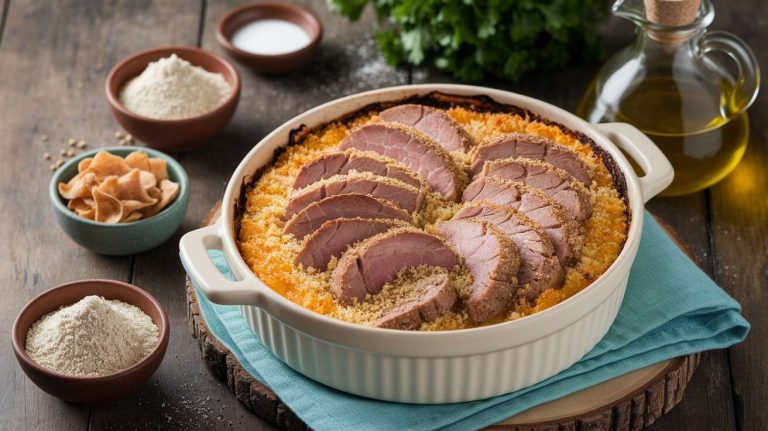 Gratin de reste de rôti de porc : recette facile et économique