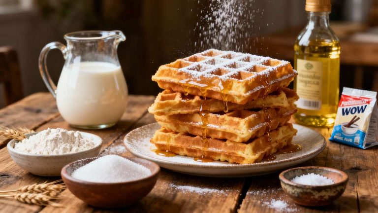 Gaufres Faciles et Légères : recette Rapide