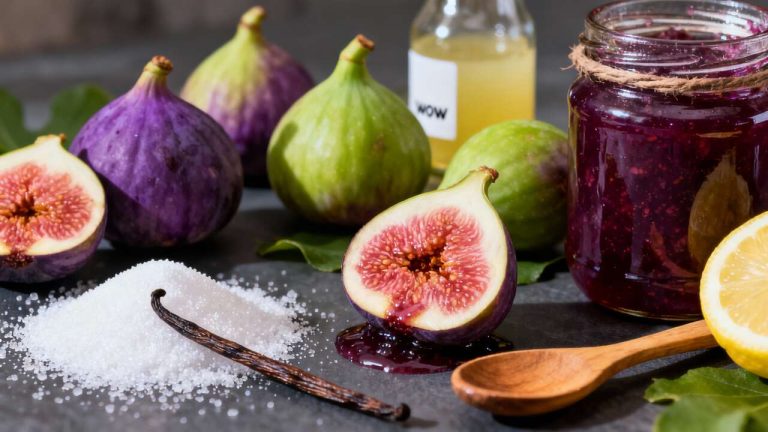 Confiture de figues à la vanille : recette savoureuse
