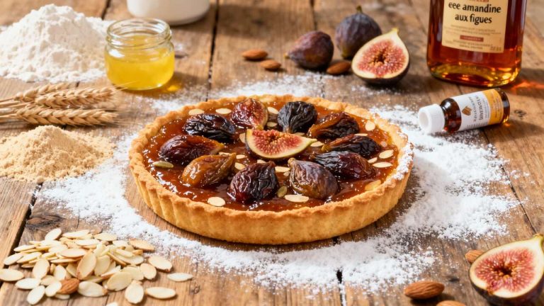 Tarte amandine aux figues : découvrez la recette délicieuse