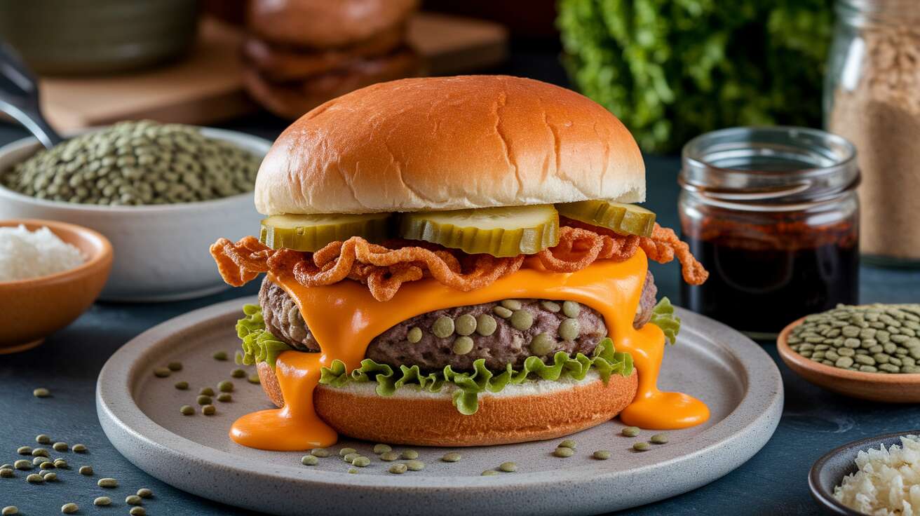 Recette de Hamburger Végétarien Facile et Savoureux