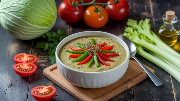 Soupe minceur au chou : recette facile et saine