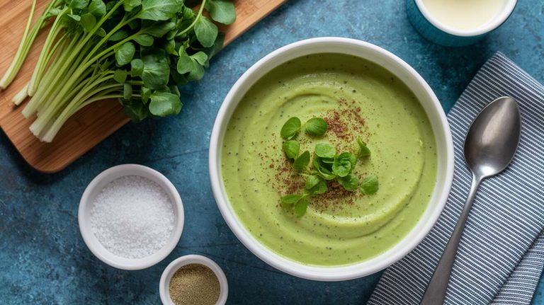 Recette de soupe au cresson facile et savoureuse