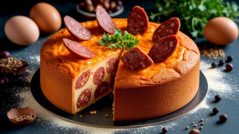 Cake au chorizo et gruyère : recette savoureuse et facile