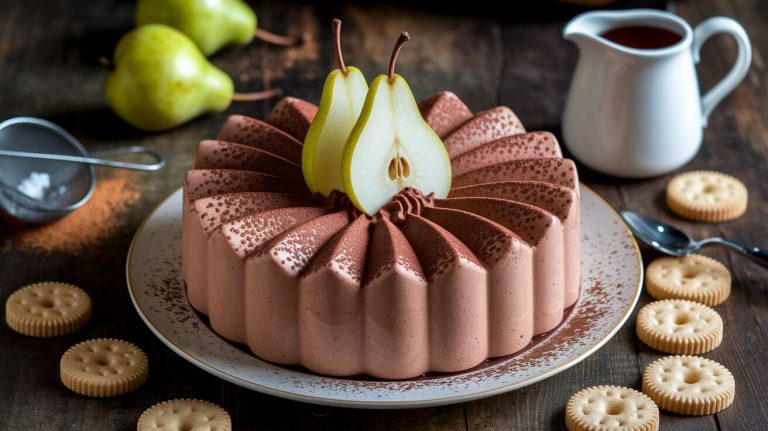 Charlotte facile poire chocolat : recette gourmande