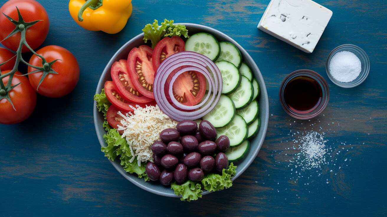 Recette salade grecque : fraîcheur et saveurs méditerranéennes