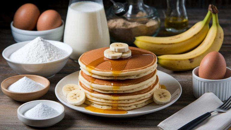 Recette de Pancakes à la Banane Moelleux et Faciles