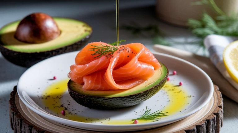 Recette d'avocat poêlé au saumon fumé : facile et rapide