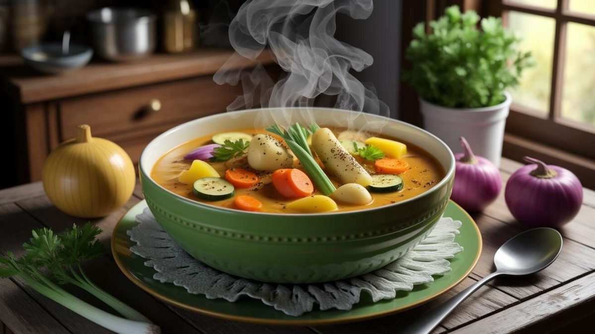 Soupe aux 7 légumes au Cookeo : recette facile et rapide
