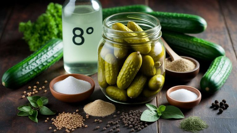 Cornichons au vinaigre : recette maison facile et rapide