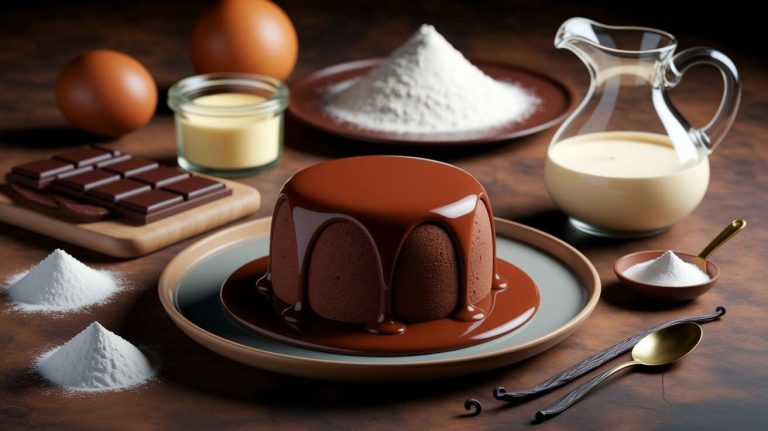 Recette fondant au chocolat caramel délicieux