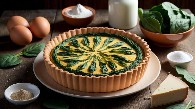 Quiche aux épinards et chèvre : recette facile et savoureuse