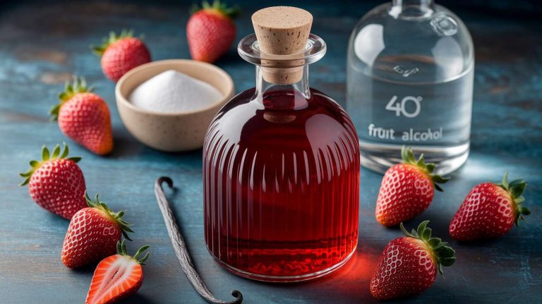 Recette facile de liqueur de fraise maison