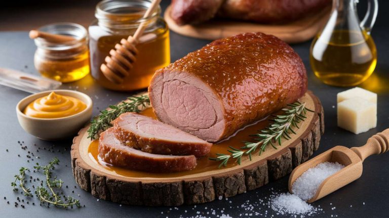Recette de Rôti de Porc à la Moutarde et au Miel