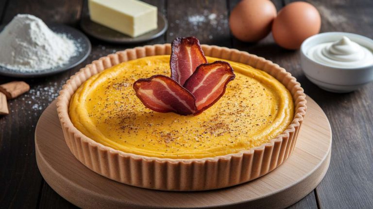 Quiche Lorraine légère : remplacez la crème par du yaourt !