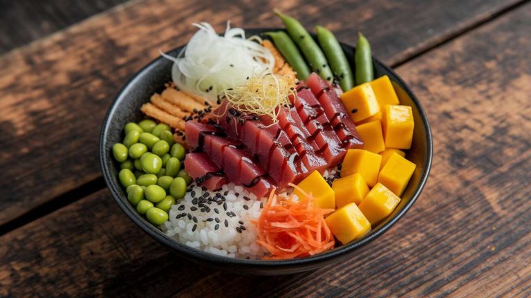 Recette de poke bowl à l'hawaïenne : saveurs exotiques et équilibrées