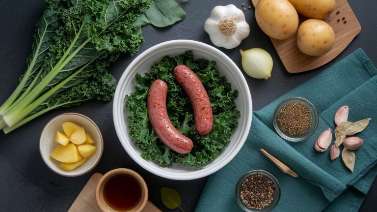 Chou frisé aux saucisses : recette savoureuse et facile