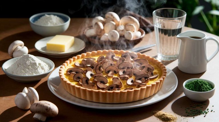 Recette de tarte aux champignons : simple et savoureuse
