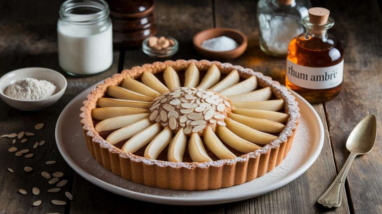 Tarte Bourdaloue aux Poires : recette Traditionnelle et Savoureuse
