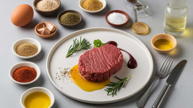 Recette de steak haché de veau épicé