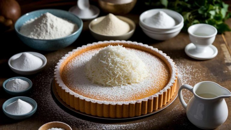 Tarte à la noix de coco et au fromage blanc : recette savoureuse