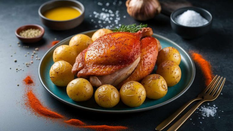 Cuisses de poulet et pommes de terre au Airfryer : recette savoureuse et rapide