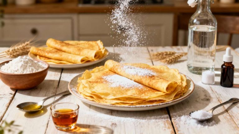 Recette de crêpes sans lait