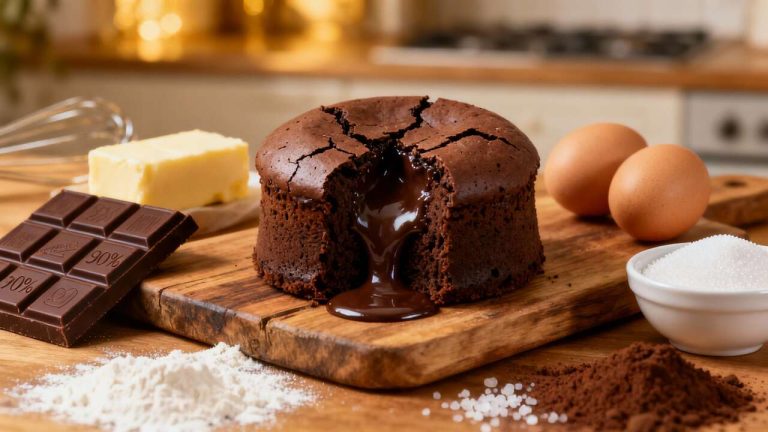 Fondant au chocolat : recette facile et rapide