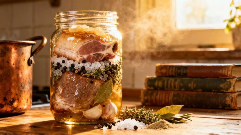 Porc confit en conserve : recette savoureuse et facile