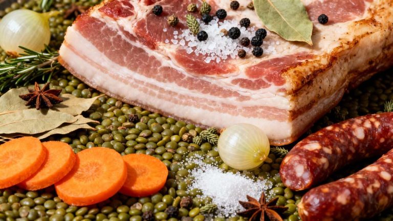 Petit salé maison : recette poitrine de porc