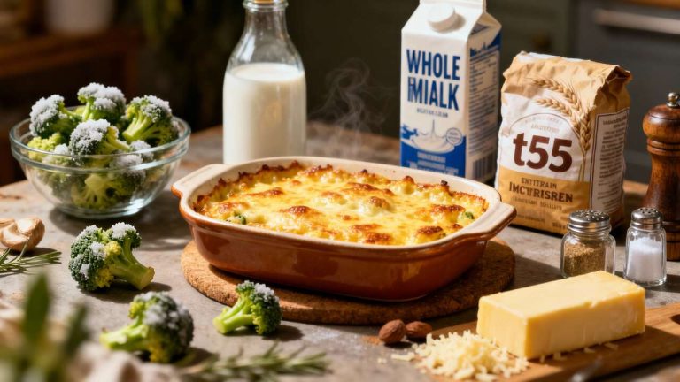 Recette de gratin de brocolis facile et rapide