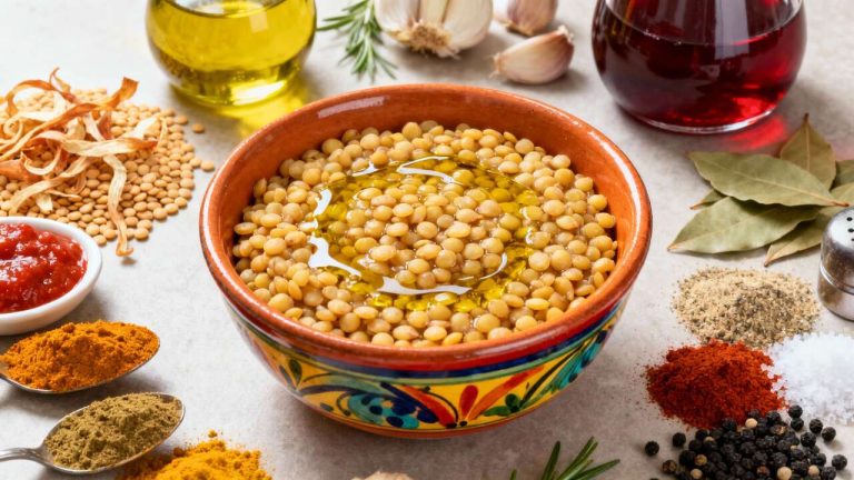 Lentilles blondes aux épices : recette savoureuse et facile