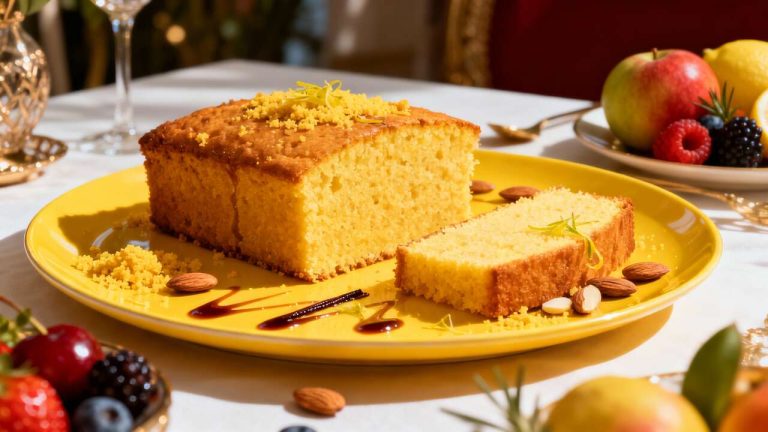 Gâteau de polenta sucré : recette facile et délicieuse