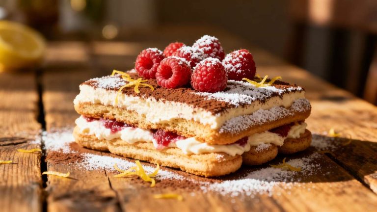 Tiramisu aux framboises : la recette gourmande à essayer
